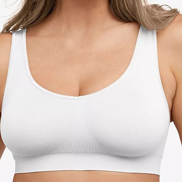 #1479 Bali One Smooth U Support Bralette White - Picture 2 of 5